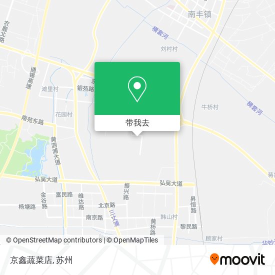 京鑫蔬菜店地图