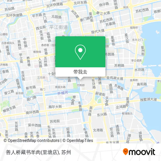 善人桥藏书羊肉(里塘店)地图