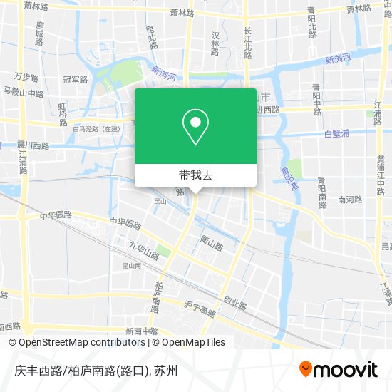 庆丰西路/柏庐南路(路口)地图