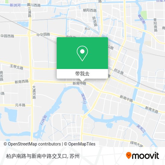 柏庐南路与新南中路交叉口地图