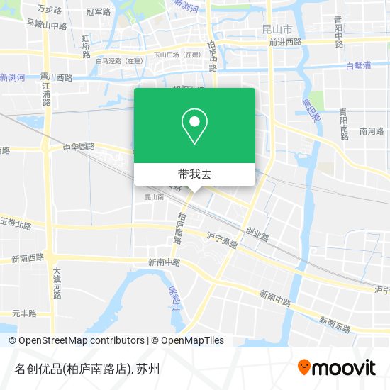 名创优品(柏庐南路店)地图