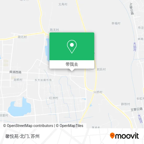 馨悦苑-北门地图