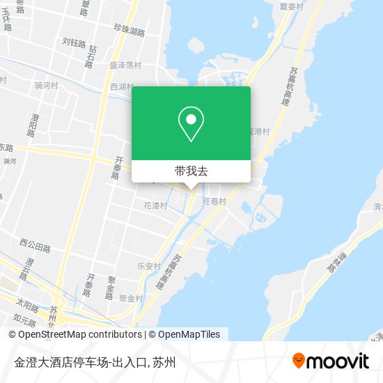 金澄大酒店停车场-出入口地图