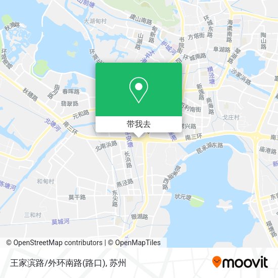 王家滨路/外环南路(路口)地图