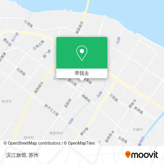 滨江旅馆地图