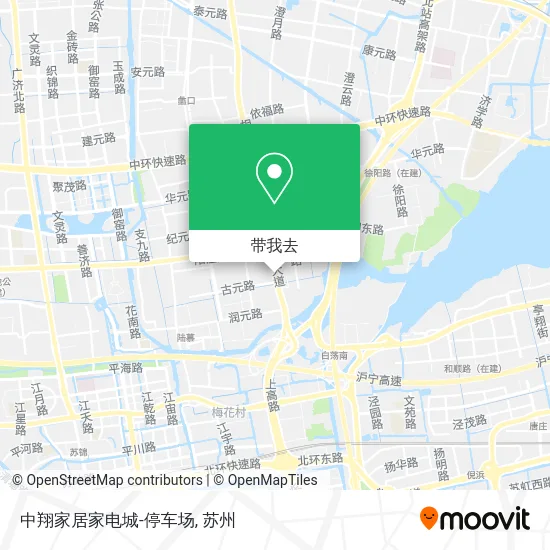 中翔家居家电城-停车场地图