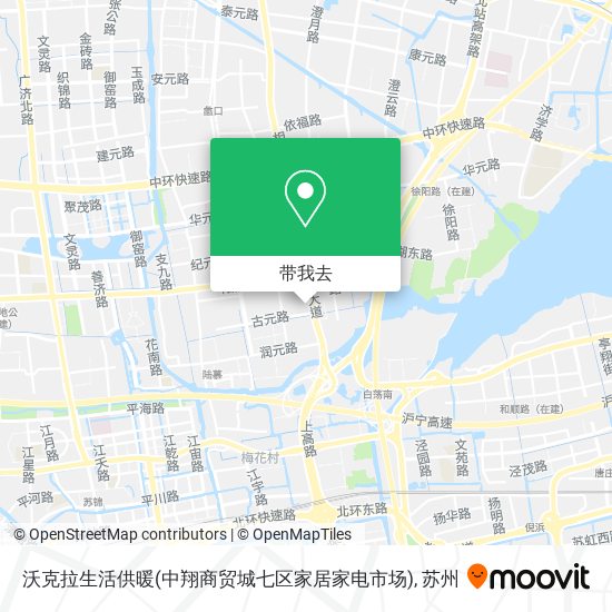 沃克拉生活供暖(中翔商贸城七区家居家电市场)地图