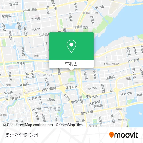 娄北停车场地图