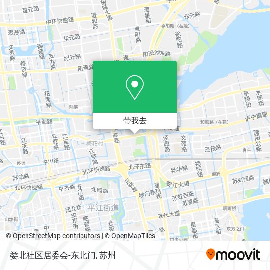 娄北社区居委会-东北门地图