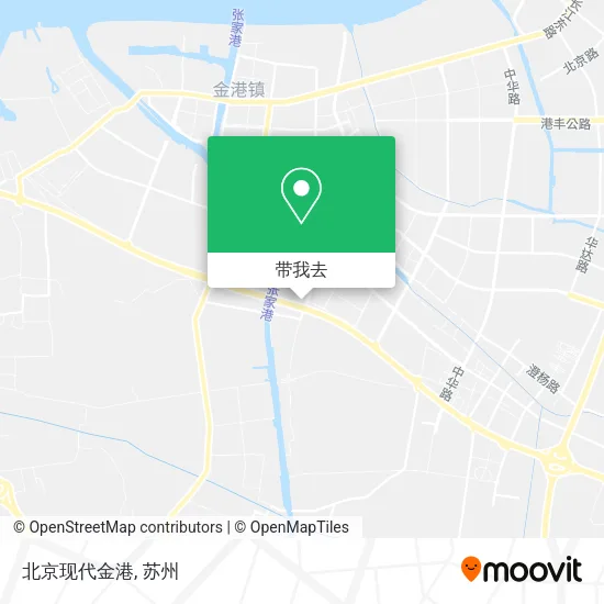 北京现代金港地图