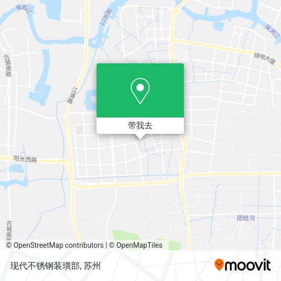现代不锈钢装璜部地图