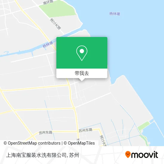 上海南宝服装水洗有限公司地图