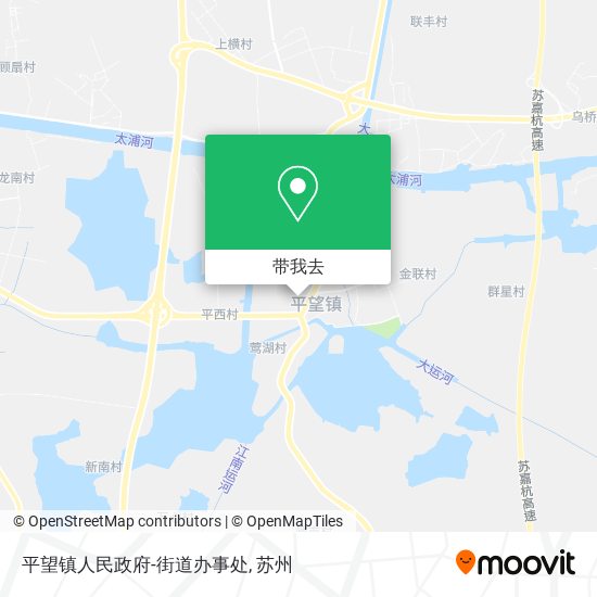 平望镇人民政府-街道办事处地图