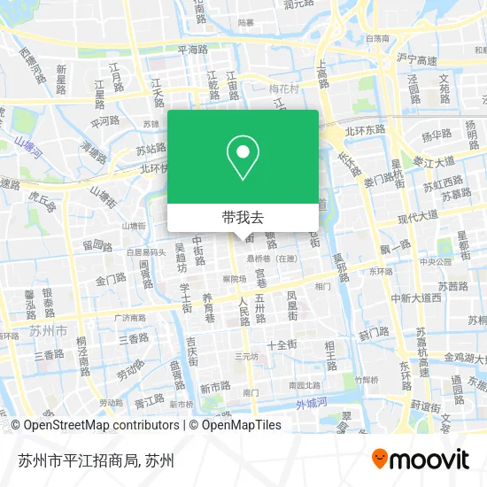 苏州市平江招商局地图