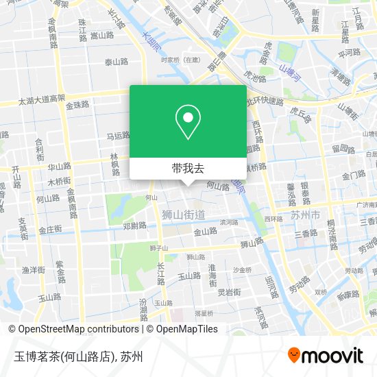 玉博茗茶(何山路店)地图