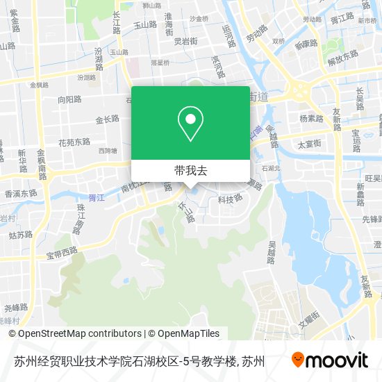 苏州经贸职业技术学院石湖校区-5号教学楼地图