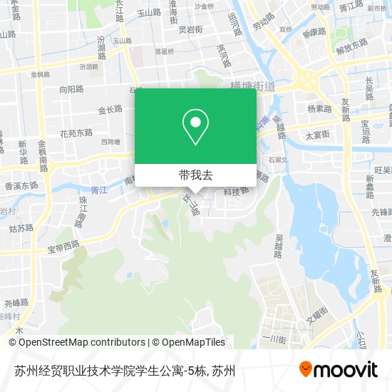 苏州经贸职业技术学院学生公寓-5栋地图