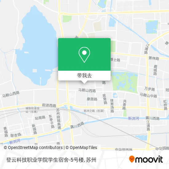 登云科技职业学院学生宿舍-5号楼地图