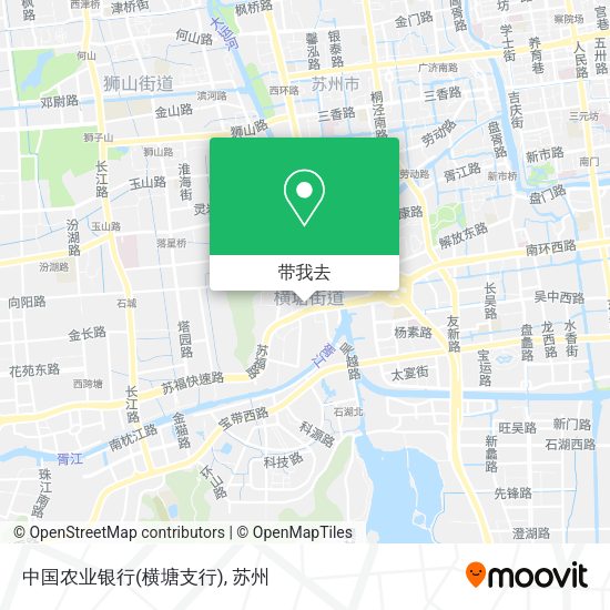 中国农业银行(横塘支行)地图