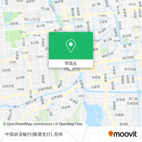 中国农业银行(横塘支行)地图