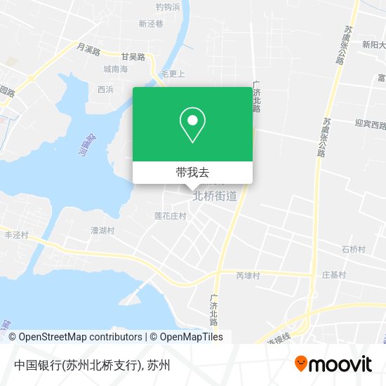 中国银行(苏州北桥支行)地图