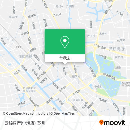 云锦房产(中海店)地图