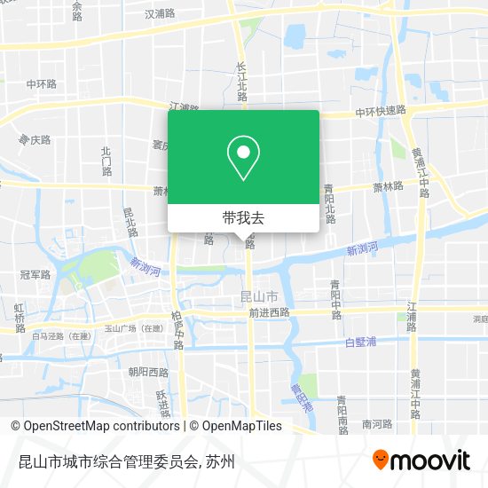 昆山市城市综合管理委员会地图