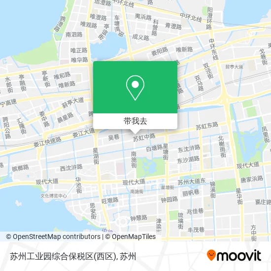 苏州工业园综合保税区(西区)地图