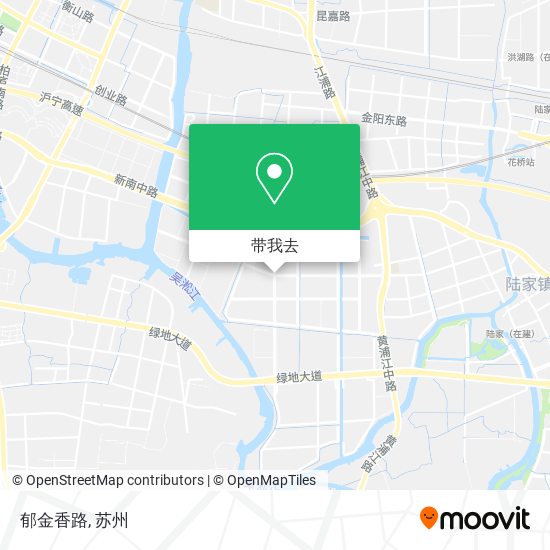 郁金香路地图