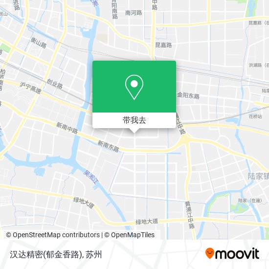 汉达精密(郁金香路)地图