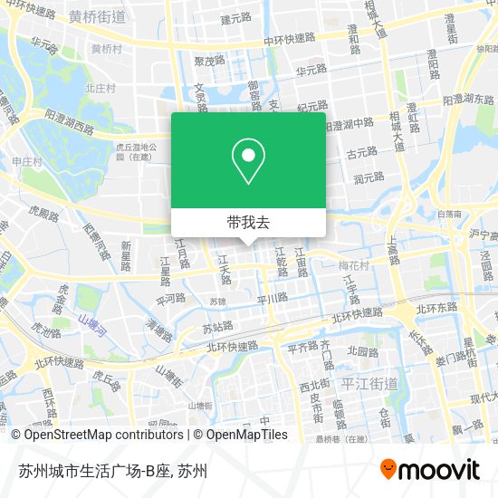 苏州城市生活广场-B座地图