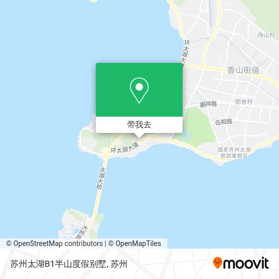 苏州太湖B1半山度假别墅地图