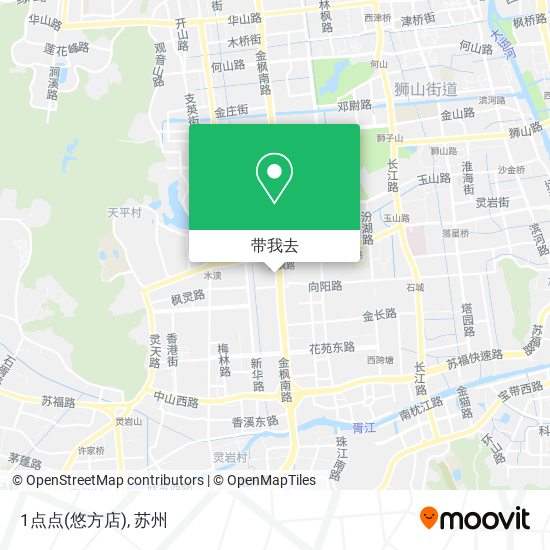 1点点(悠方店)地图