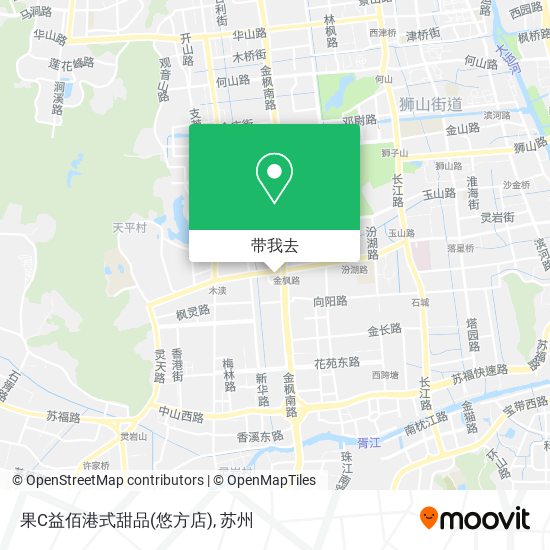 果C益佰港式甜品(悠方店)地图