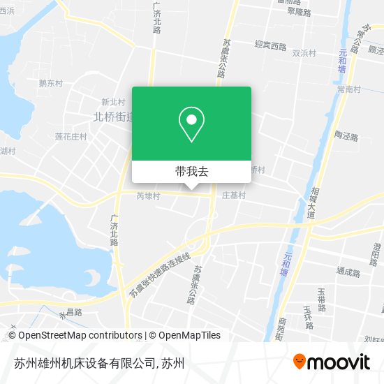 苏州雄州机床设备有限公司地图