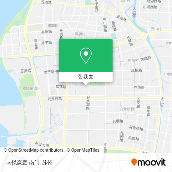南悦豪庭-南门地图