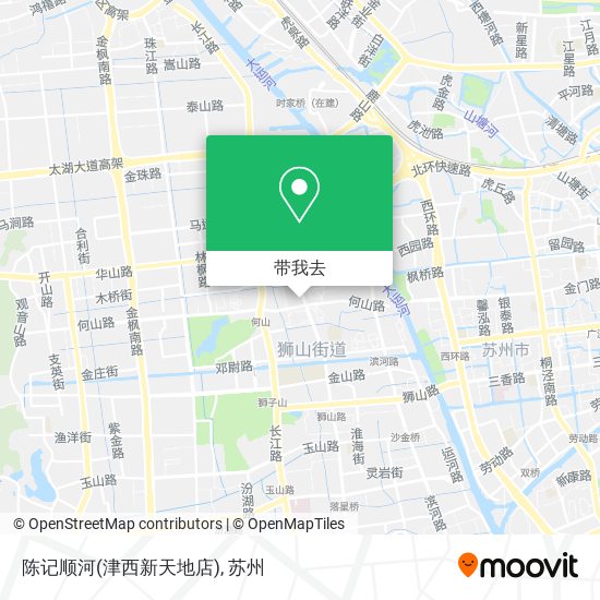 陈记顺河(津西新天地店)地图