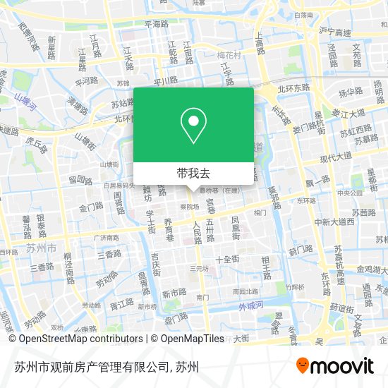 苏州市观前房产管理有限公司地图