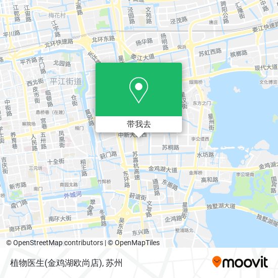 植物医生(金鸡湖欧尚店)地图