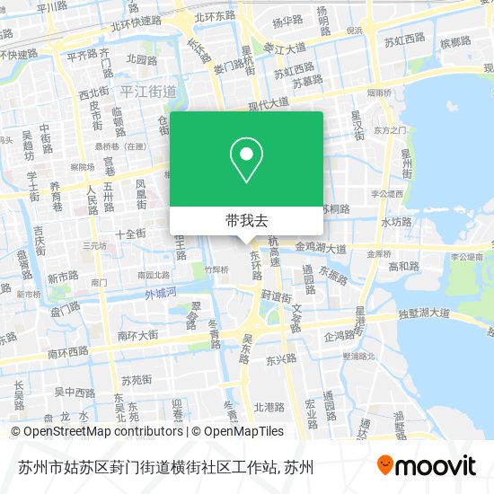 苏州市姑苏区葑门街道横街社区工作站地图