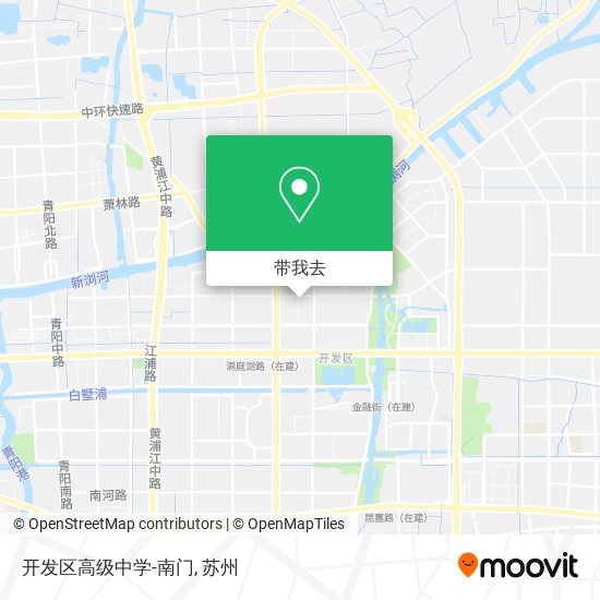 开发区高级中学-南门地图
