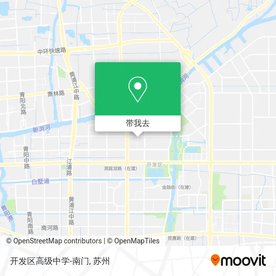 开发区高级中学-南门地图