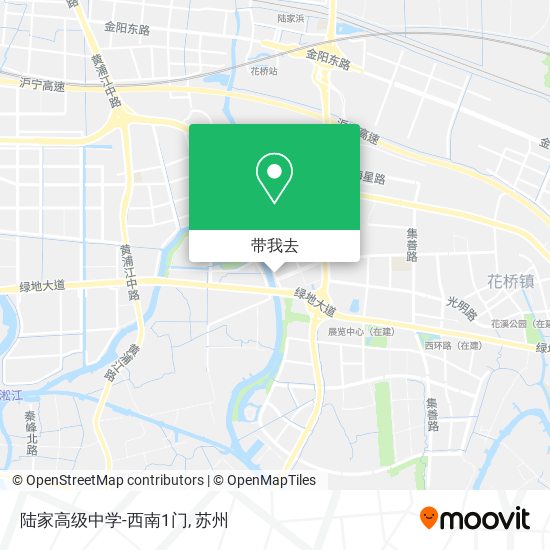 陆家高级中学-西南1门地图