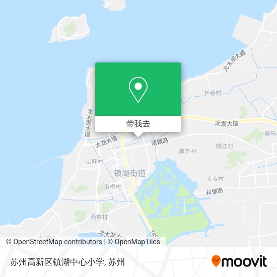 苏州高新区镇湖中心小学地图