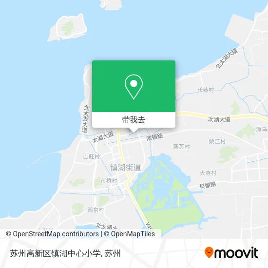 苏州高新区镇湖中心小学地图