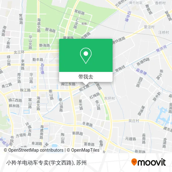 小羚羊电动车专卖(学文西路)地图