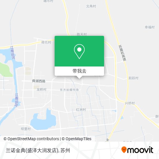 兰诺金典(盛泽大润发店)地图