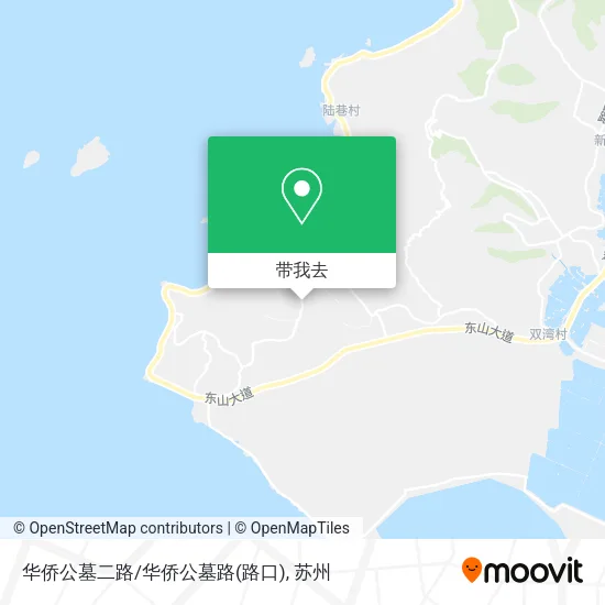华侨公墓二路/华侨公墓路(路口)地图
