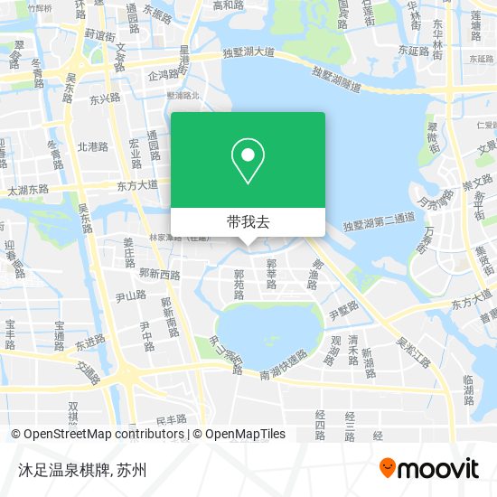 沐足温泉棋牌地图