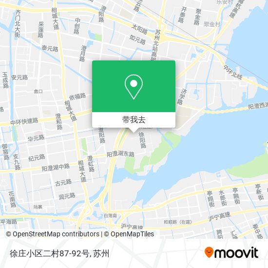 徐庄小区二村87-92号地图
